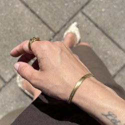 Armb�nd Sora - Guldbelagt vandfast 