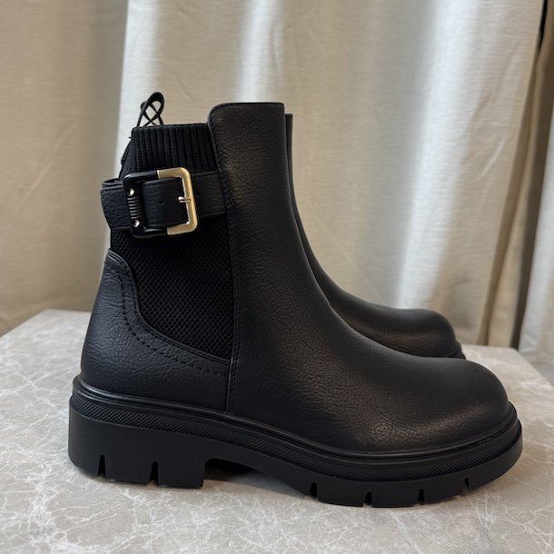 Ankel st�vle Mona med for sort - str 36-42