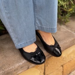 Ballerina BIBI sort skind 