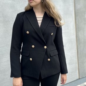 Blazer jakke sort str S-XL