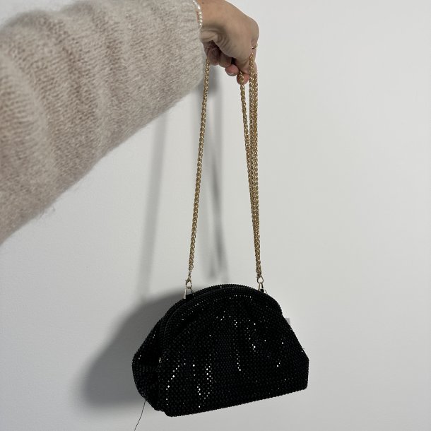 Aftentaske sort all that glitters