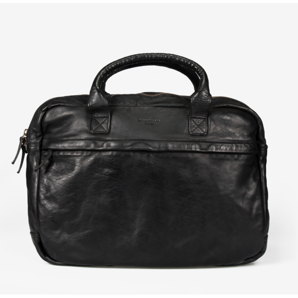 Lenox computertaske dobbelt washed skind