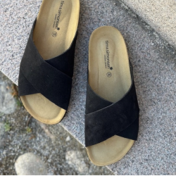 Sandal Annet Nature NEGRO - skind str 37 - 41