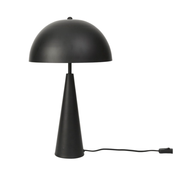 Bordlampe Aura sort metal - H: 50 cm