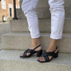 HEELS AND MORE Heels Sort skind str. 36-41