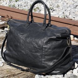 Weekendtaske Butte  washed Skind