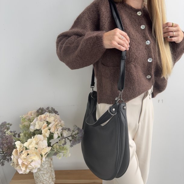 Skuldertaske med crossbody rem