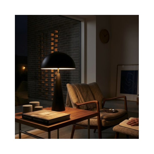 Bordlampe Aura sort metal - H: 50 cm