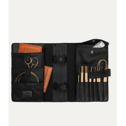 Carita strikke omslag/mappe skind