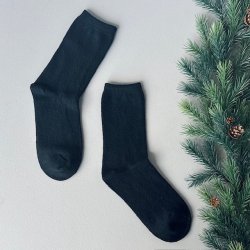 Uldstrmper sort kantfri str. 35-40