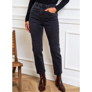 Jeans sort washed - str 34-42