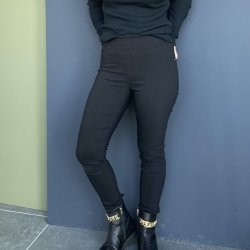 Jeggings stretch sort S-XXL