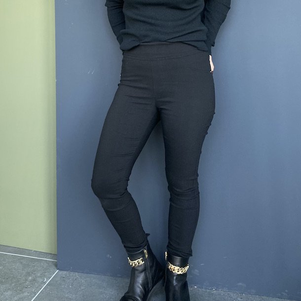 Jeggings stretch sort S-XXL