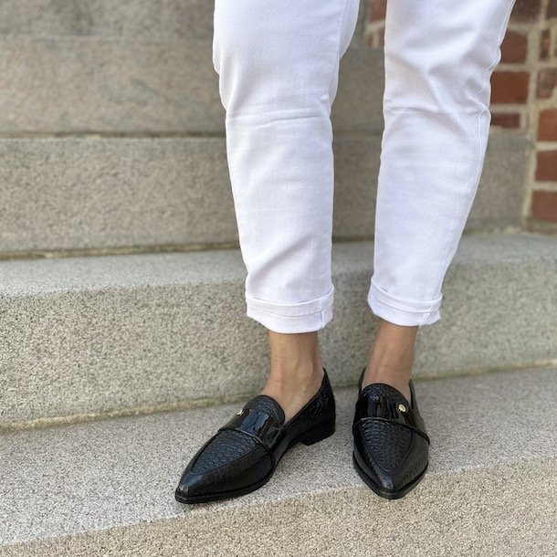 Loafer NEW MOMENTS - sort skind str 36-41