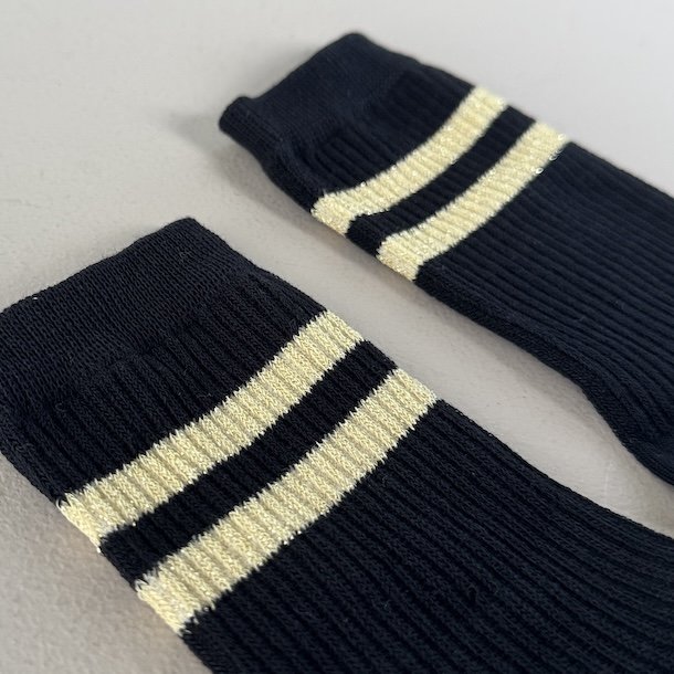  Strmper soft rib med glimmer striber str 35-41