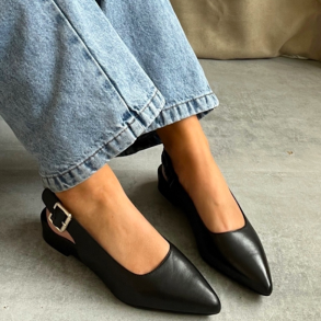 Sko IS IT LOVE skind Str. 37-41