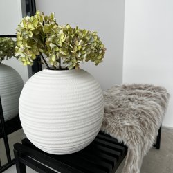 Vase H 28,5 hvid Keramik