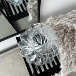 Vase H 30cm klar Glas