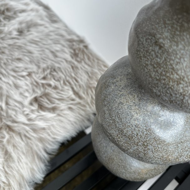 Vase gr� H 33,5 cm Keramik