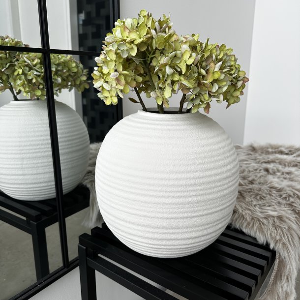 Vase H 28,5 hvid Keramik