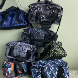 Lille brne sportstaske