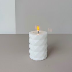 Square bloklys hvid 7,5 x 10 cm