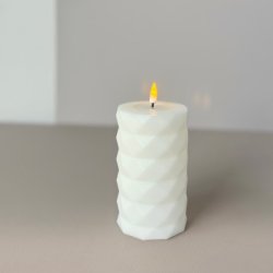 Square bloklys hvid 7,5 x 12,5 cm