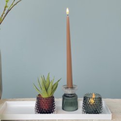 Mie Fyrfadsstage glas