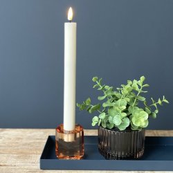 Krystal stage, lys brun, 6x5x5 cm