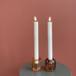 Krystal stage, lys brun, 6x5x5 cm