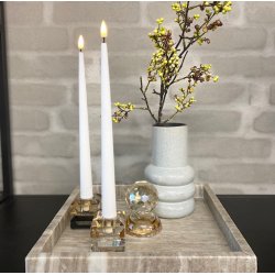 Cleo Fyrfadsstage Amber