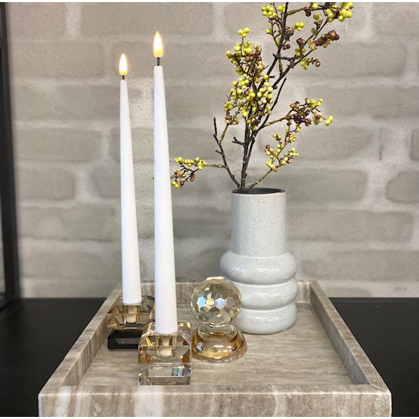 Cleo Fyrfadsstage Amber