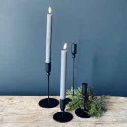 Lysestage hj D10x29cm metal