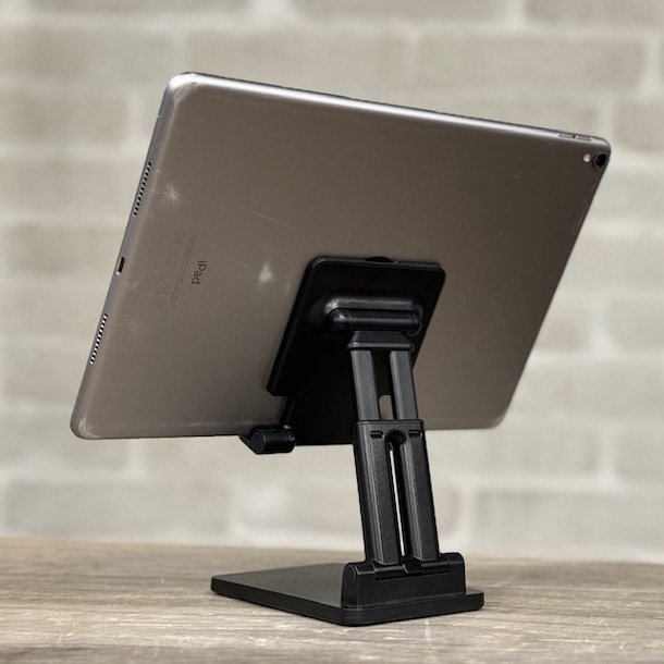 Sammenklaplig tablet bordstander large