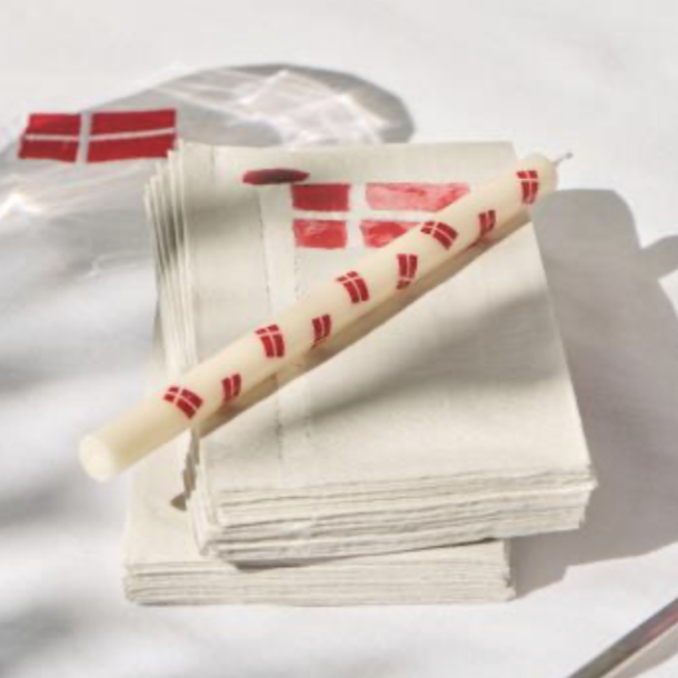 Kertelys dannebro flag stearin �1,3 H20 cm