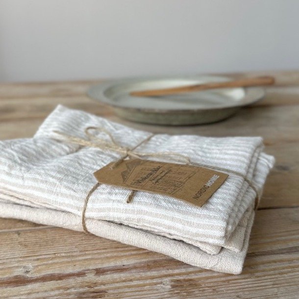 Viskestykke st af 2 stk. 100% bomuld