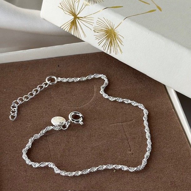 Armbnd ROPE Sterling Slv