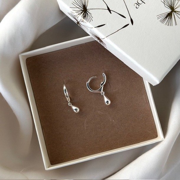 Hoops SHINY DROP Sterling slv