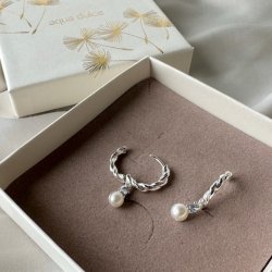 Hoops CURLY SKY 20 mm Sterling Slv