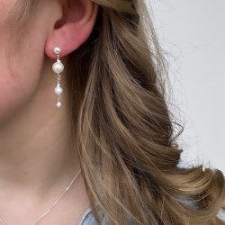 restikker GHITA SHORT PEARL Sterling Slv