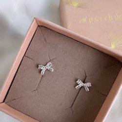 reringe sljfe DARLING BOW ROSE Sterling Slv