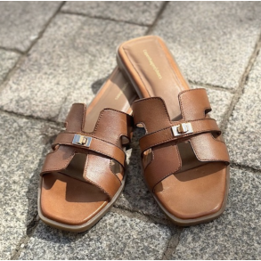 Sandal WOMEN'S WORLD Cognac skind 