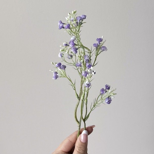 Gren m/blomster35cm