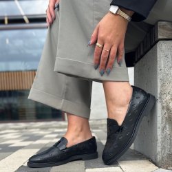 Loafer HISTORY WIBES PLAIN sort skind str 36-42