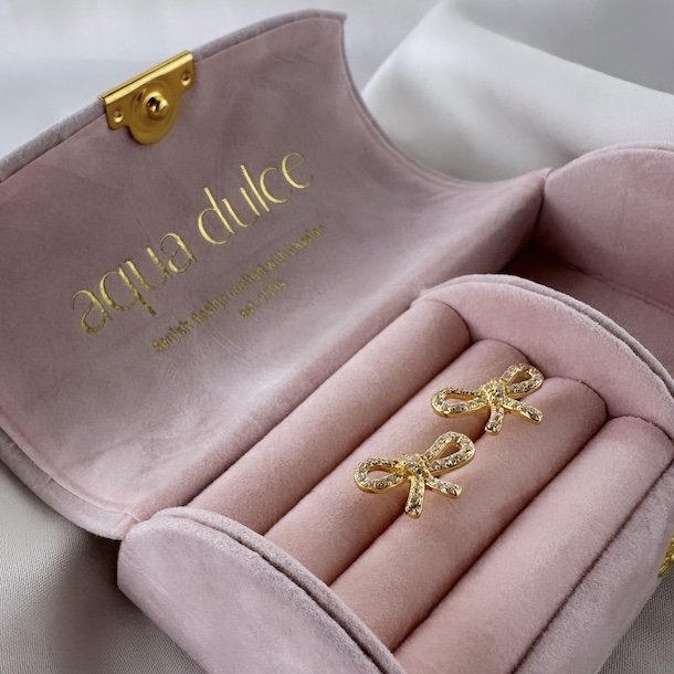 restikker BOW TIE  Forgyldt Slv