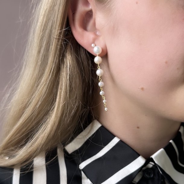 reringe GHITA LONG forgyldt slv