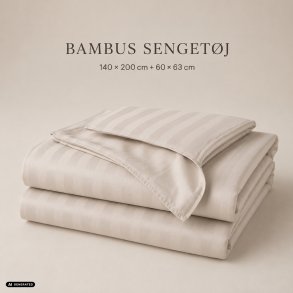 Bambus senget�j taupe - str 140 x 200 - 63x60
