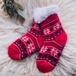 Hjemmesko strmpe brn vinter str 28-35 