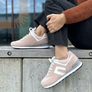 Sneakers base rosa str 36-41