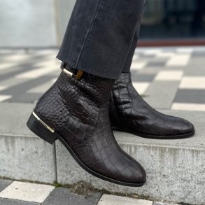 stvle YOU CAN FLY kaffe croco skind str 37-41